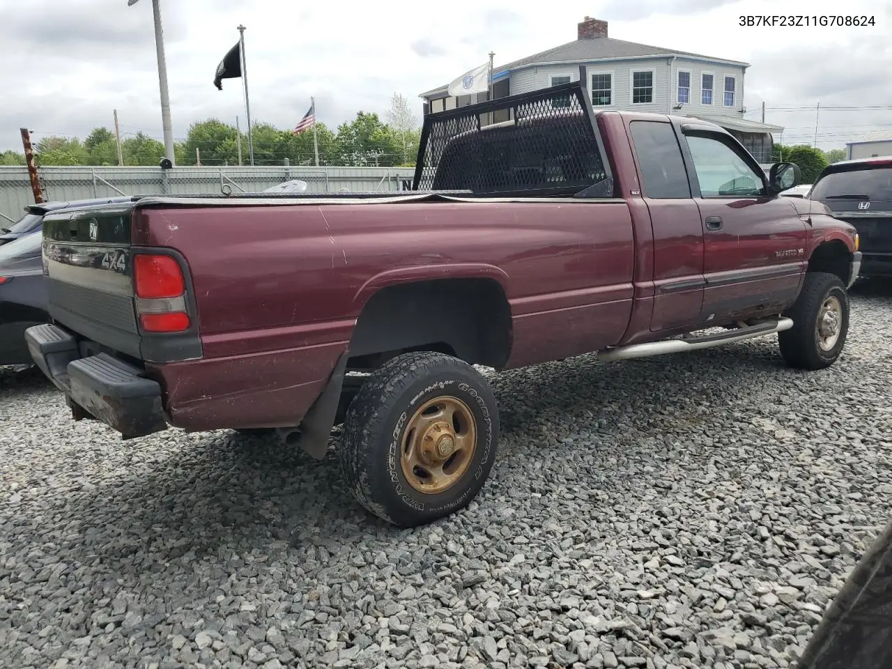 2001 Dodge Ram 2500 VIN: 3B7KF23Z11G708624 Lot: 62945345