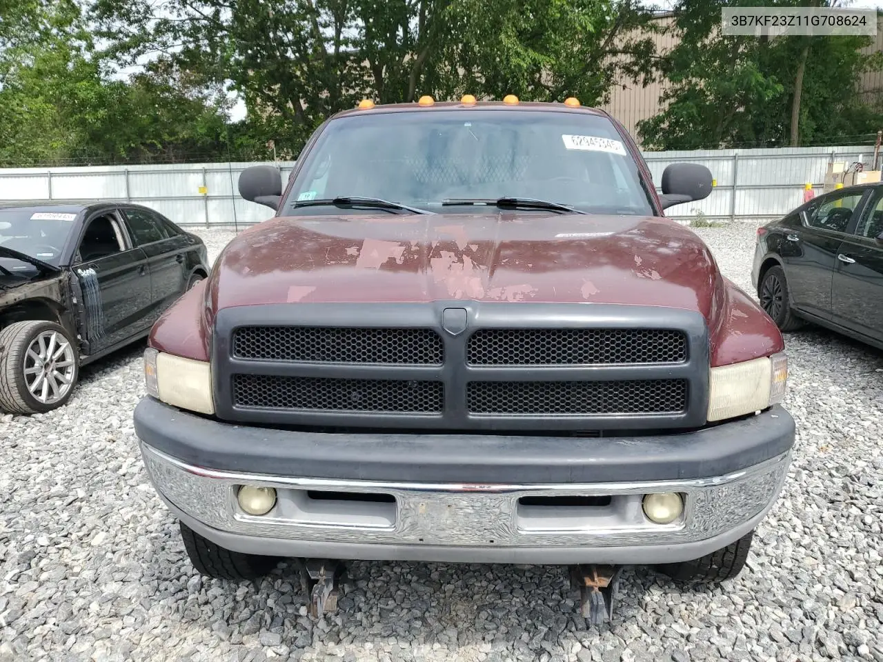 2001 Dodge Ram 2500 VIN: 3B7KF23Z11G708624 Lot: 62945345