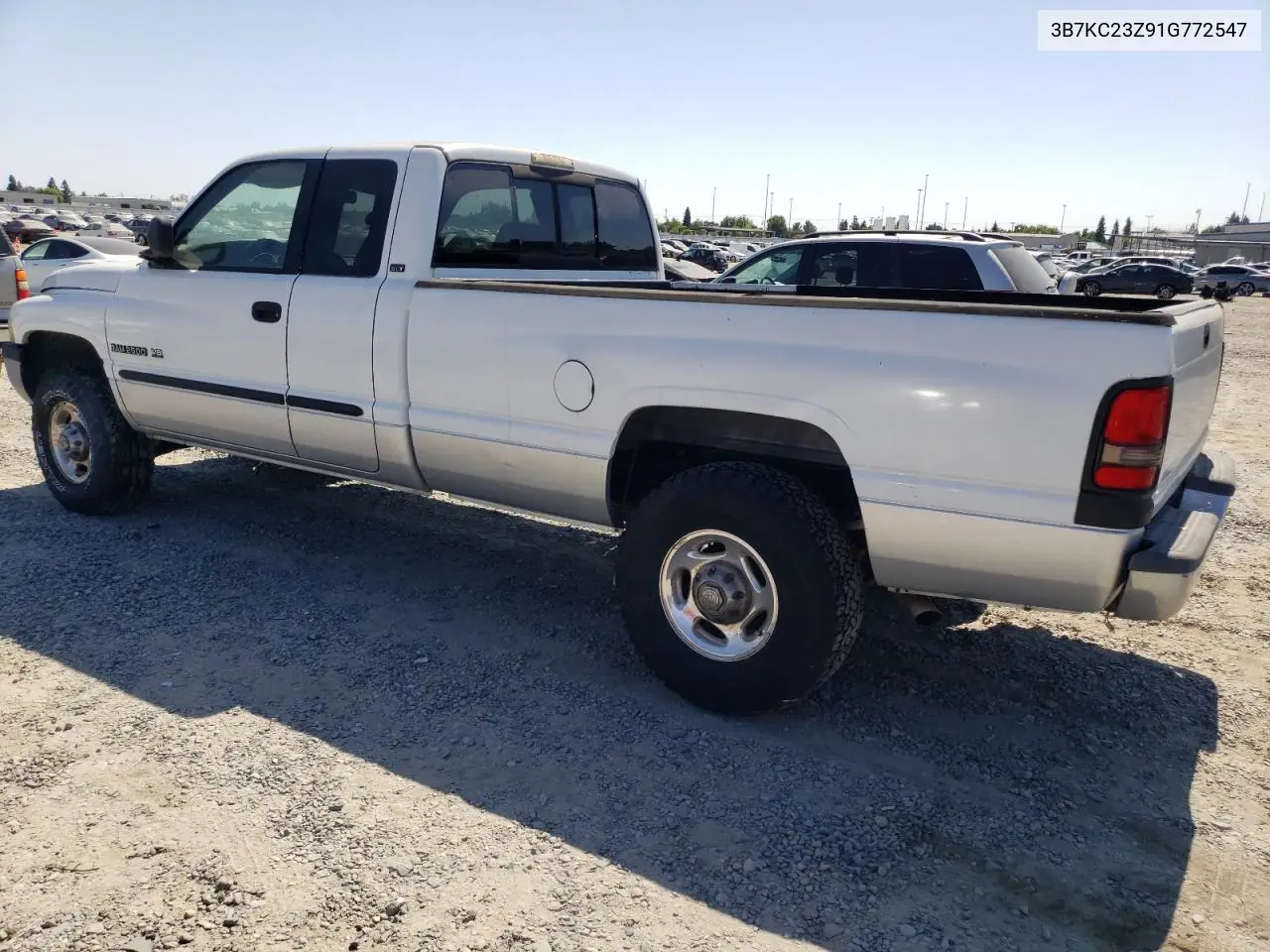 2001 Dodge Ram 2500 VIN: 3B7KC23Z91G772547 Lot: 63025915