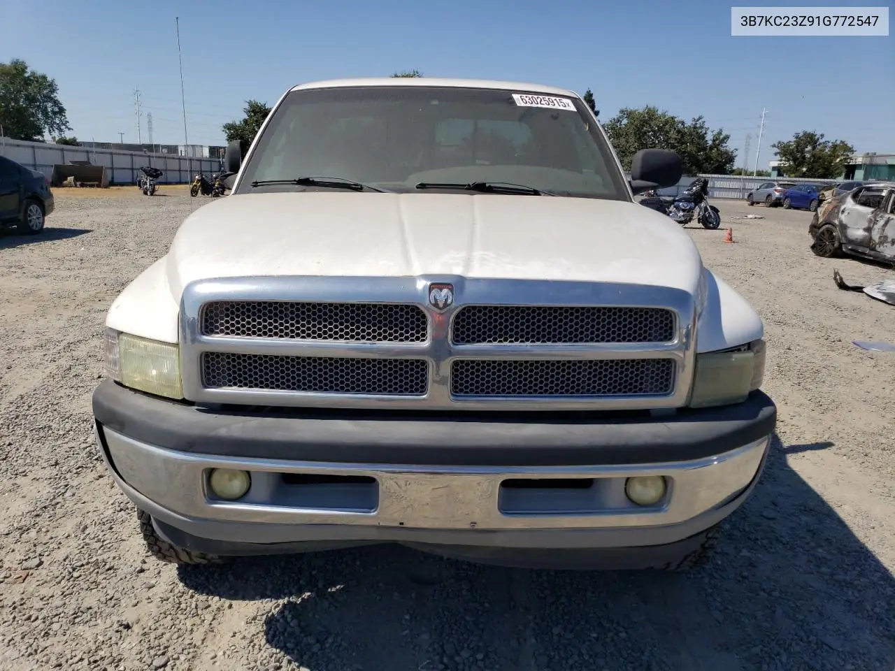 2001 Dodge Ram 2500 VIN: 3B7KC23Z91G772547 Lot: 63025915