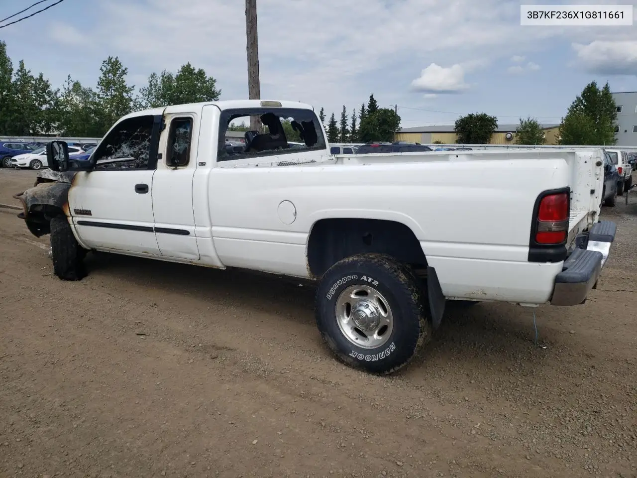 2001 Dodge Ram 2500 VIN: 3B7KF236X1G811661 Lot: 64212205