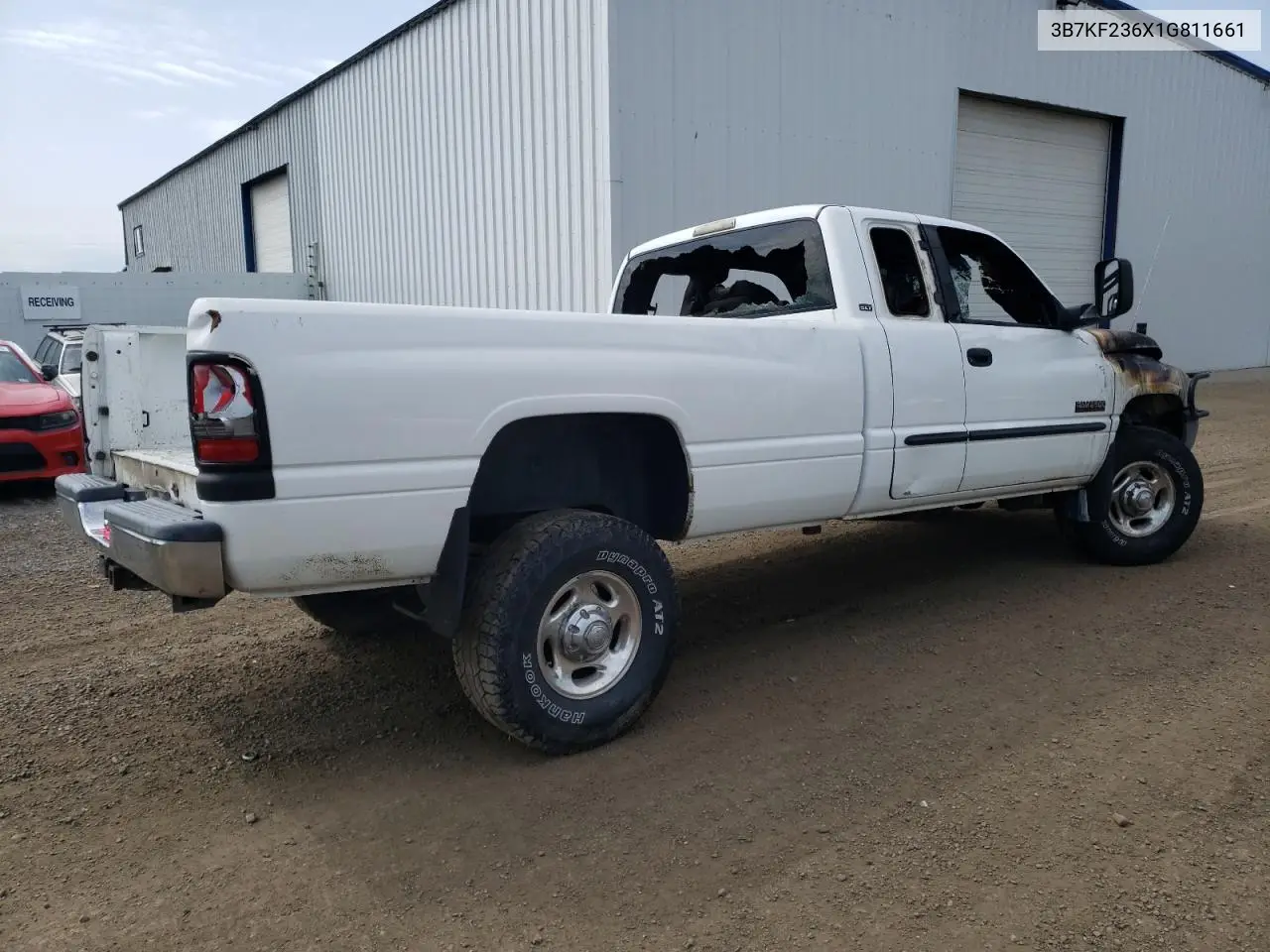 2001 Dodge Ram 2500 VIN: 3B7KF236X1G811661 Lot: 64212205