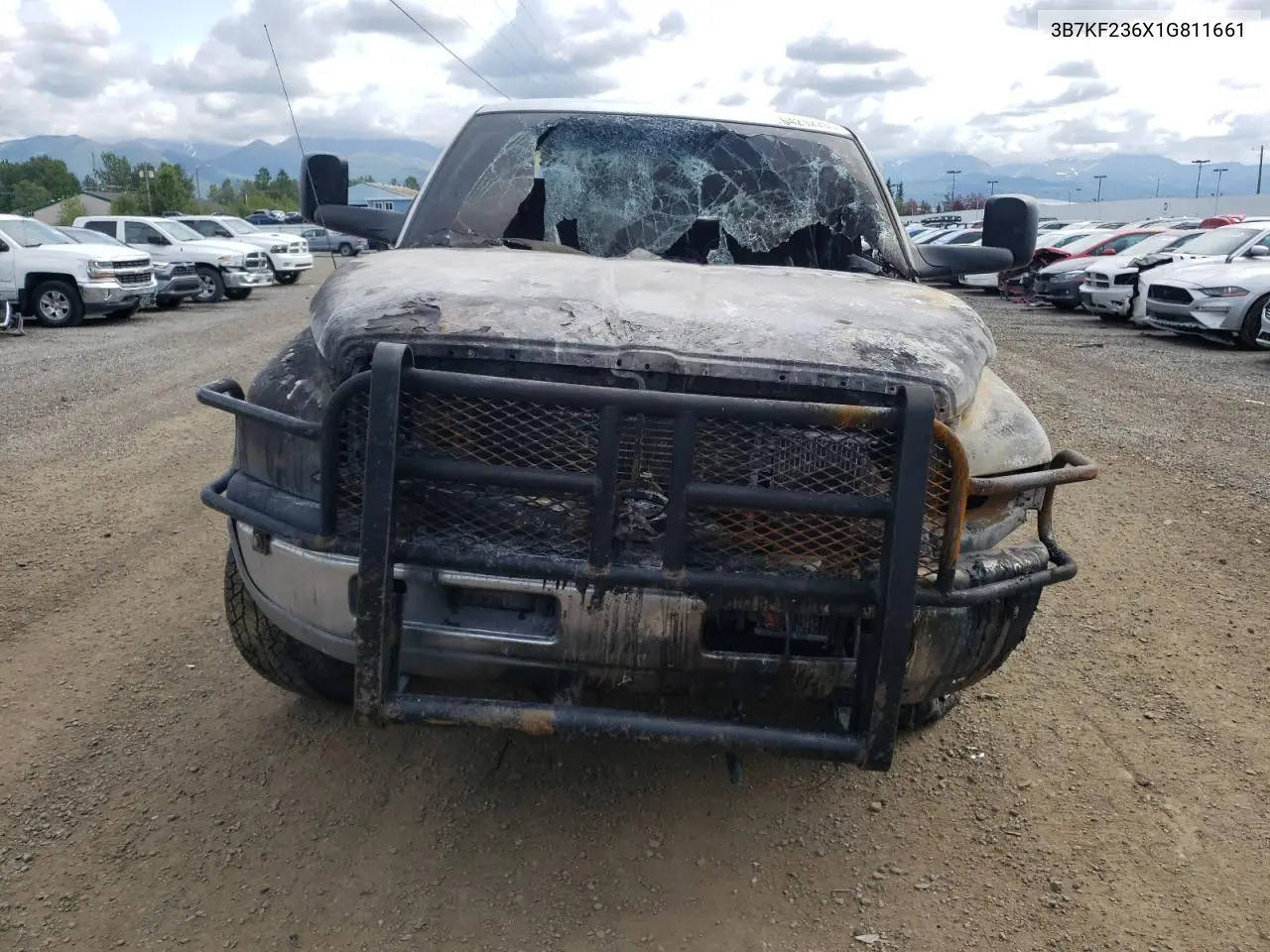 2001 Dodge Ram 2500 VIN: 3B7KF236X1G811661 Lot: 64212205