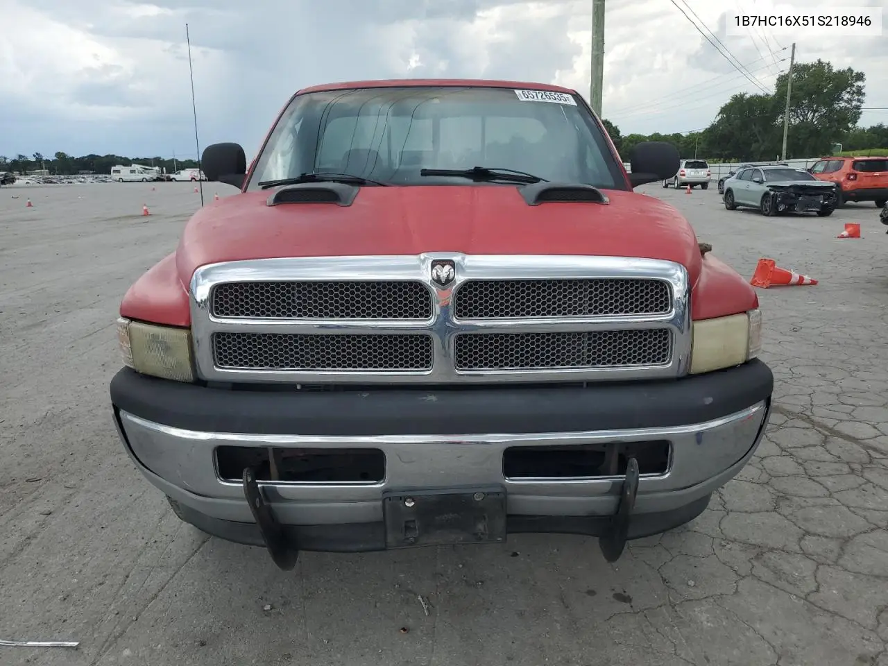 2001 Dodge Ram 1500 VIN: 1B7HC16X51S218946 Lot: 65726535