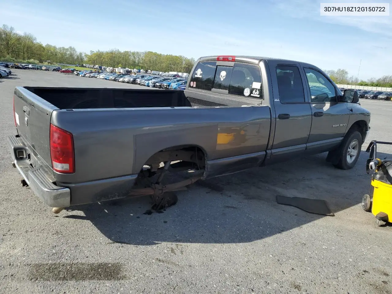 2002 Dodge Ram 1500 VIN: 3D7HU18Z12G150722 Lot: 54432165
