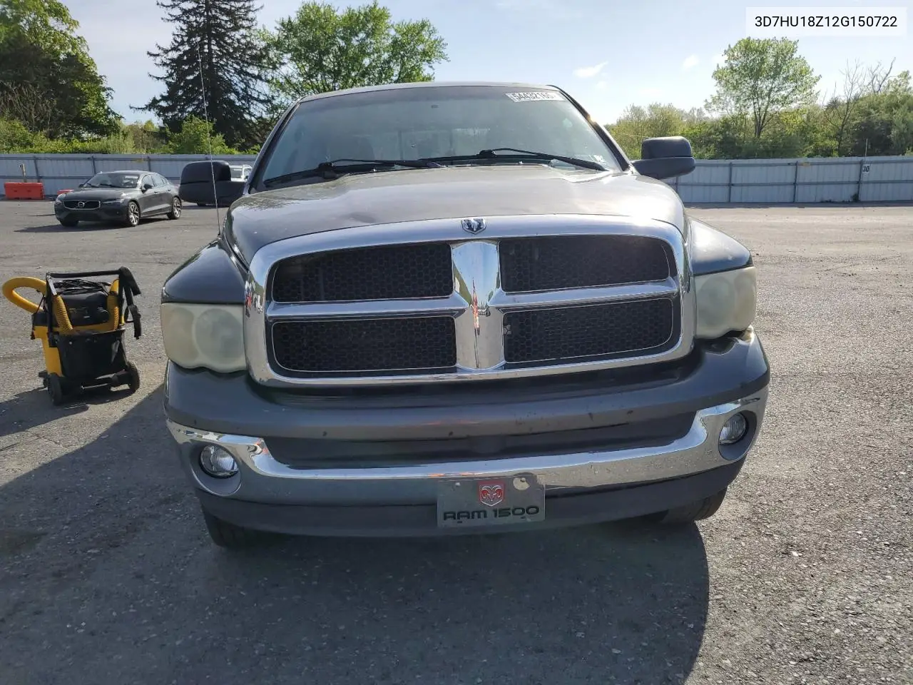 2002 Dodge Ram 1500 VIN: 3D7HU18Z12G150722 Lot: 54432165