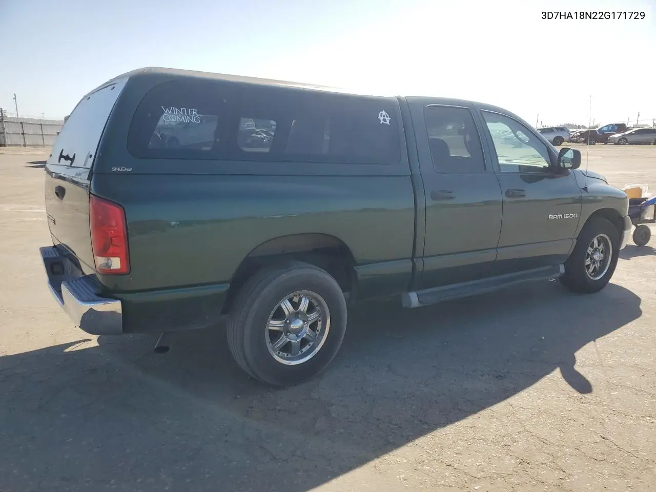 2002 Dodge Ram 1500 VIN: 3D7HA18N22G171729 Lot: 56913675