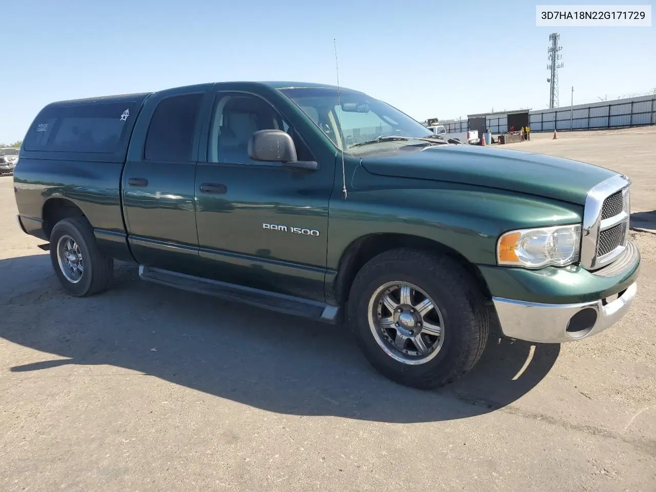 2002 Dodge Ram 1500 VIN: 3D7HA18N22G171729 Lot: 56913675