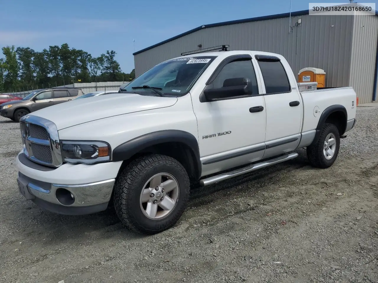 2002 Dodge Ram 1500 VIN: 3D7HU18Z42G168650 Lot: 62823995