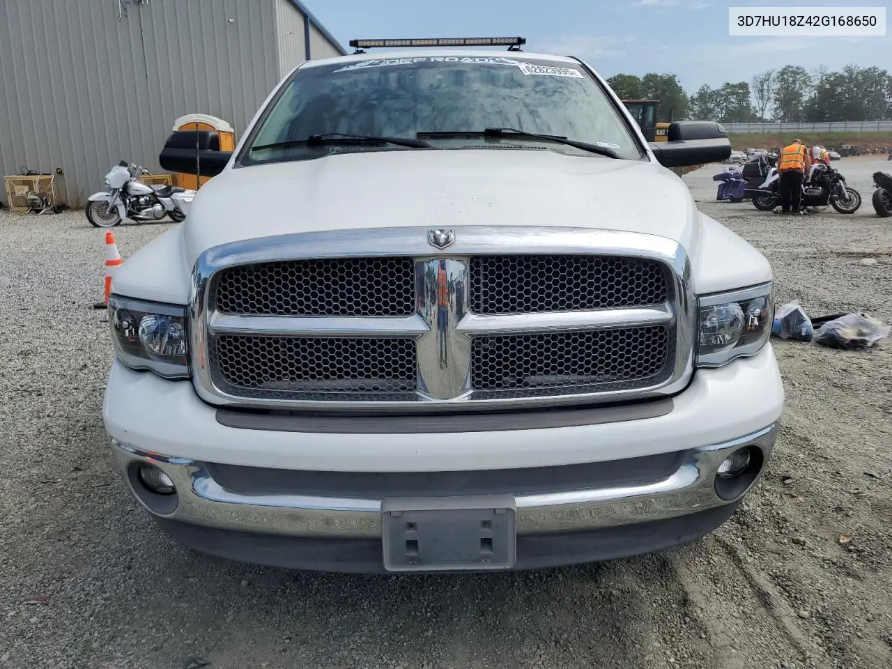 2002 Dodge Ram 1500 VIN: 3D7HU18Z42G168650 Lot: 62823995