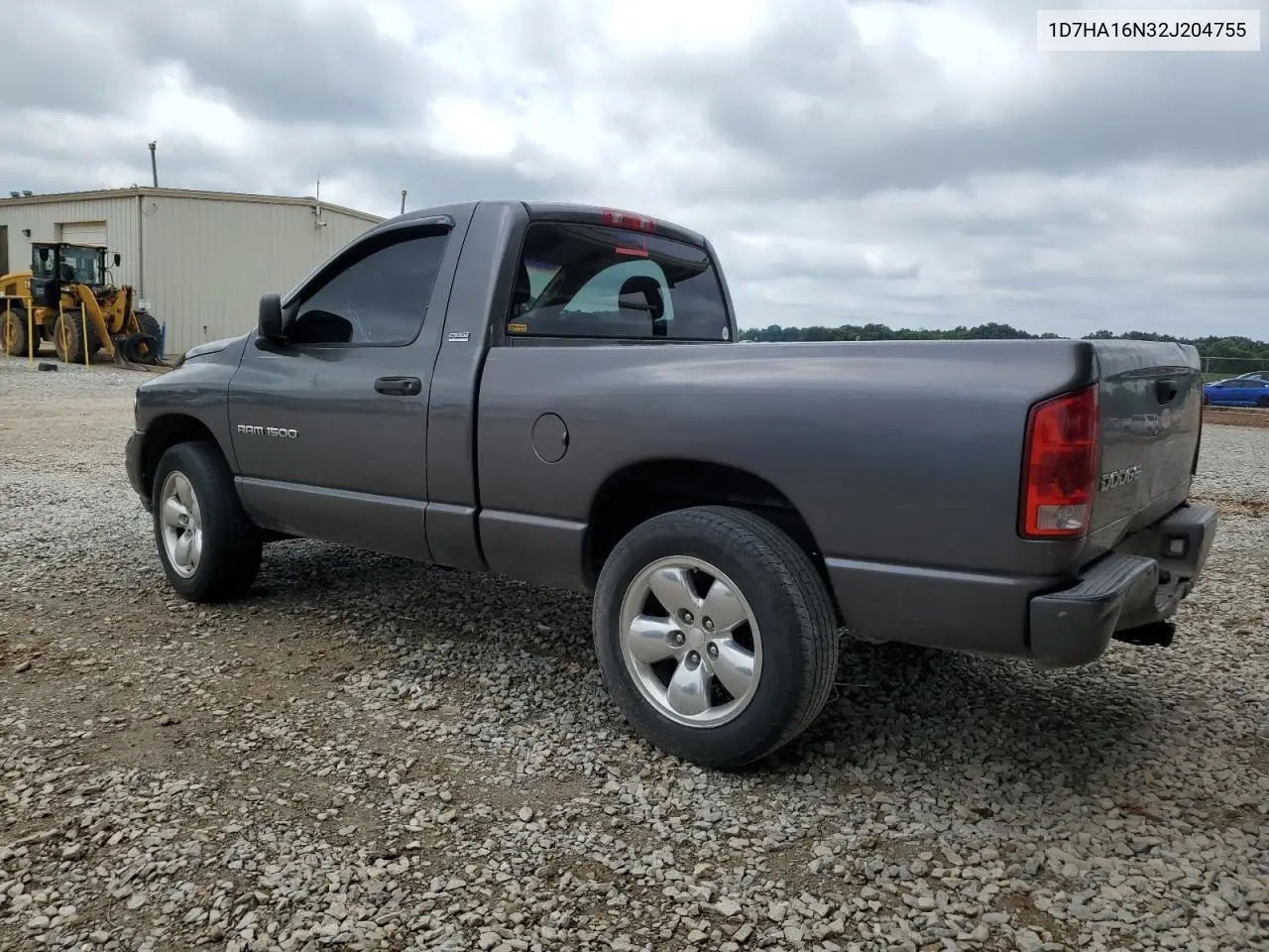 2002 Dodge Ram 1500 VIN: 1D7HA16N32J204755 Lot: 62875035