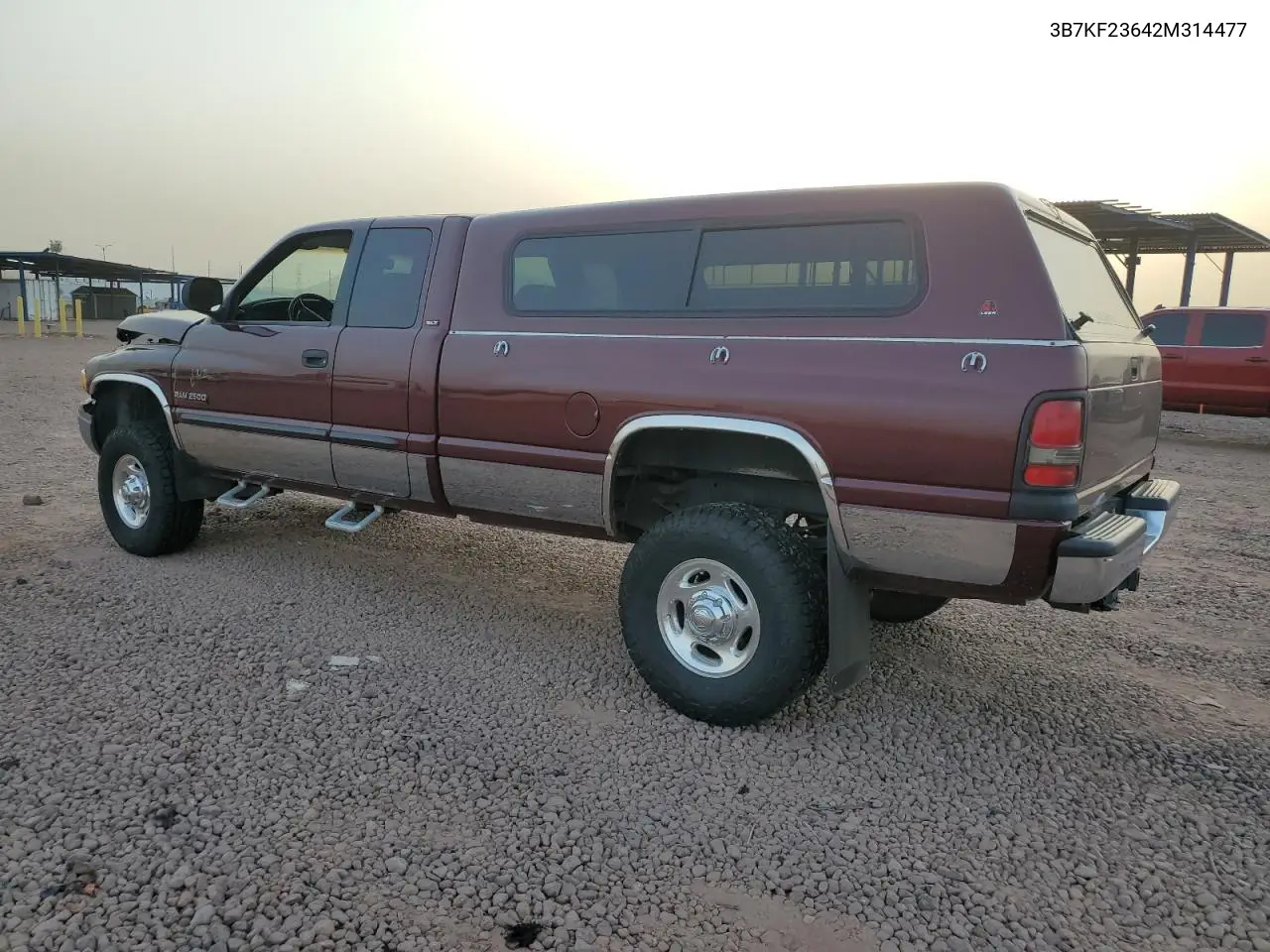 2002 Dodge Ram 2500 VIN: 3B7KF23642M314477 Lot: 62960605