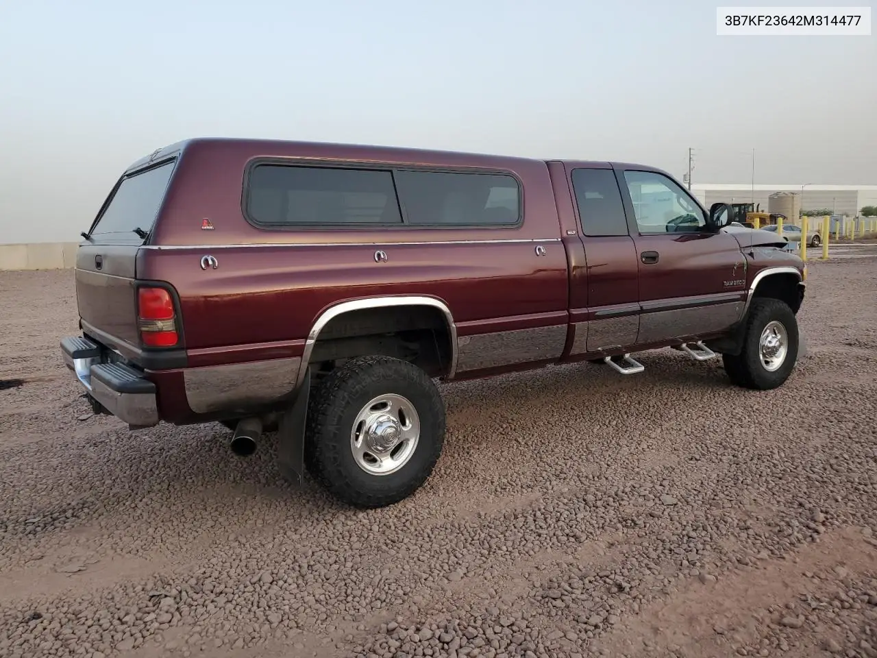 2002 Dodge Ram 2500 VIN: 3B7KF23642M314477 Lot: 62960605