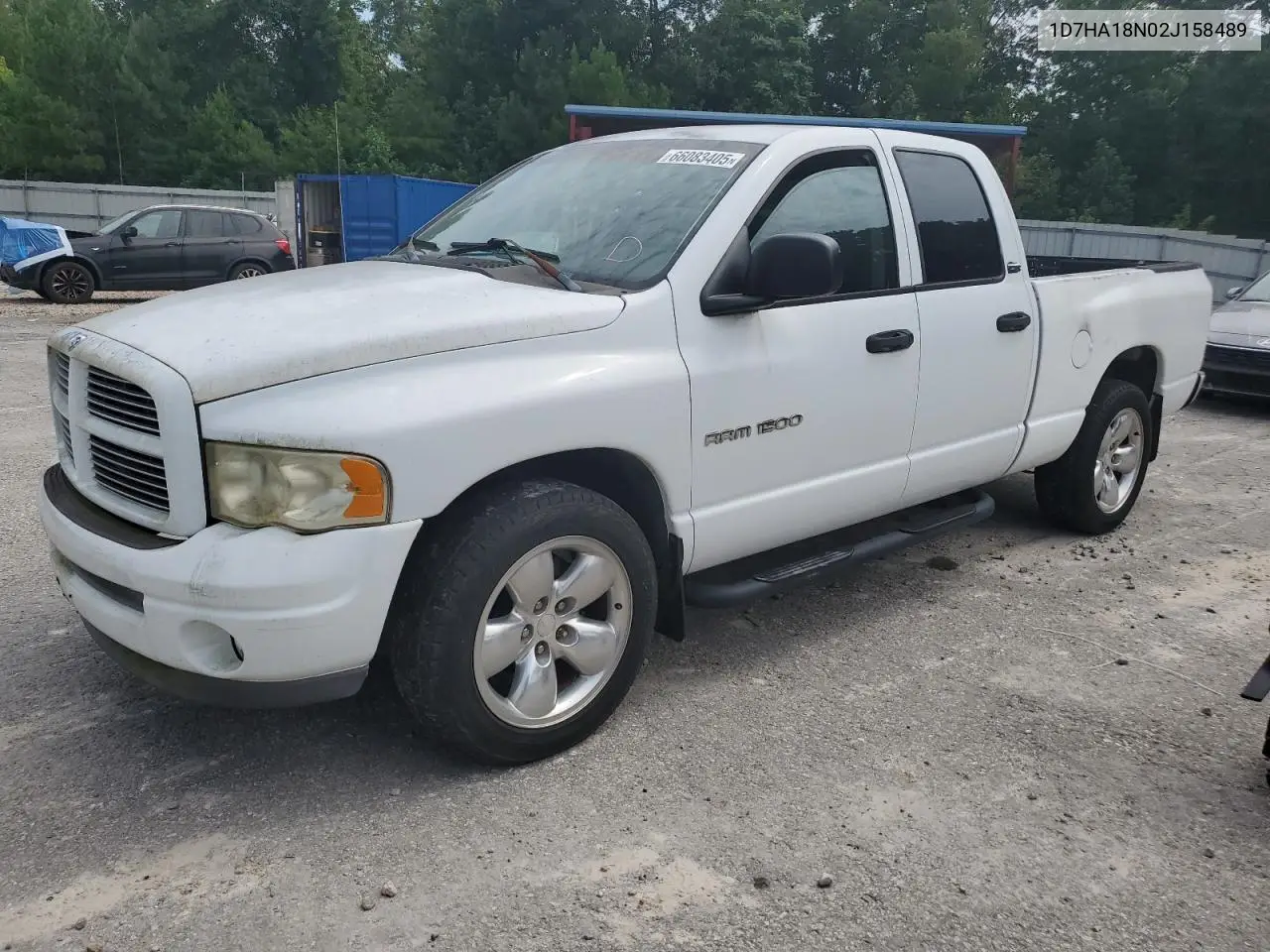 2002 Dodge Ram 1500 VIN: 1D7HA18N02J158489 Lot: 66083405