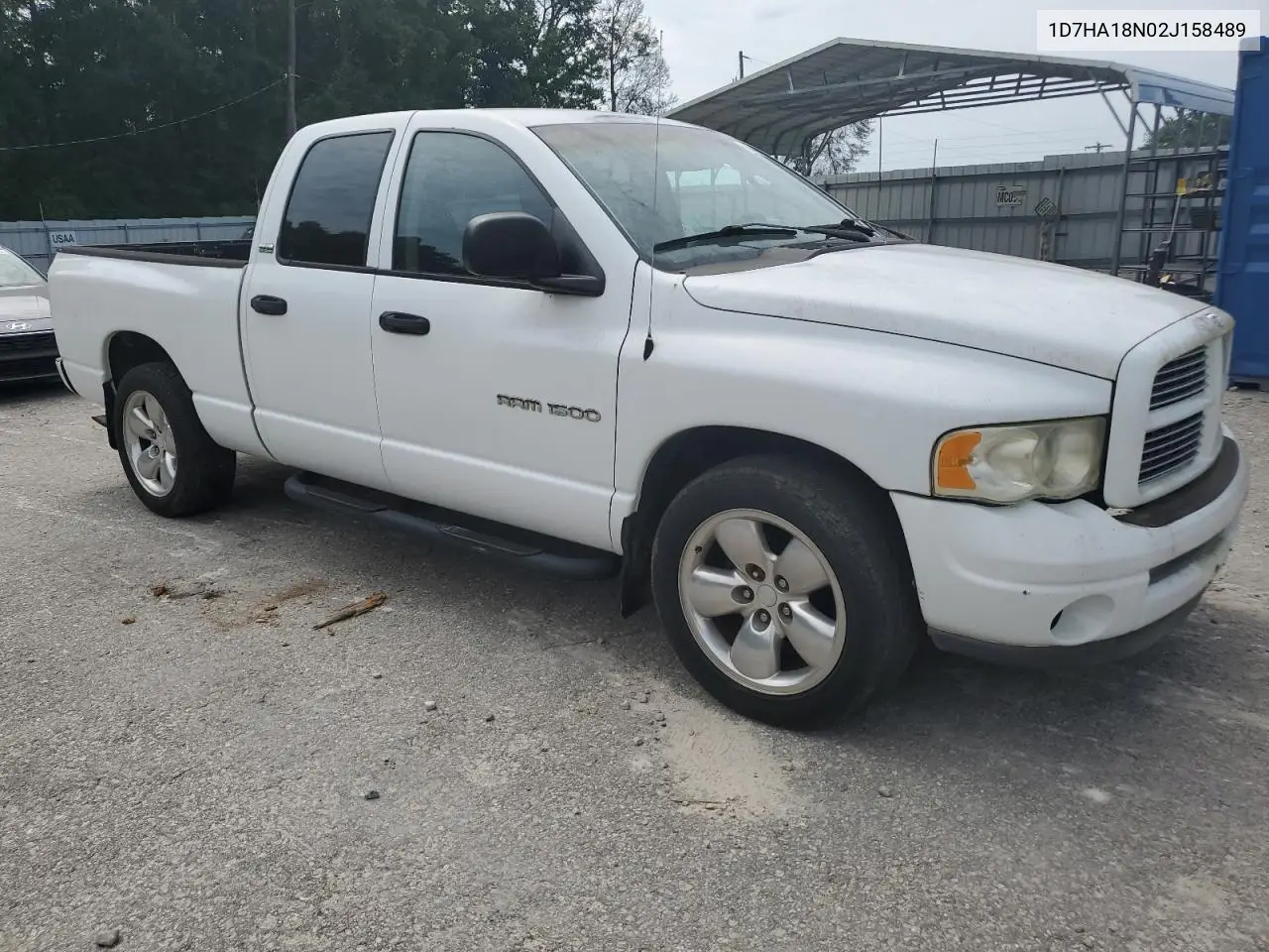 2002 Dodge Ram 1500 VIN: 1D7HA18N02J158489 Lot: 66083405