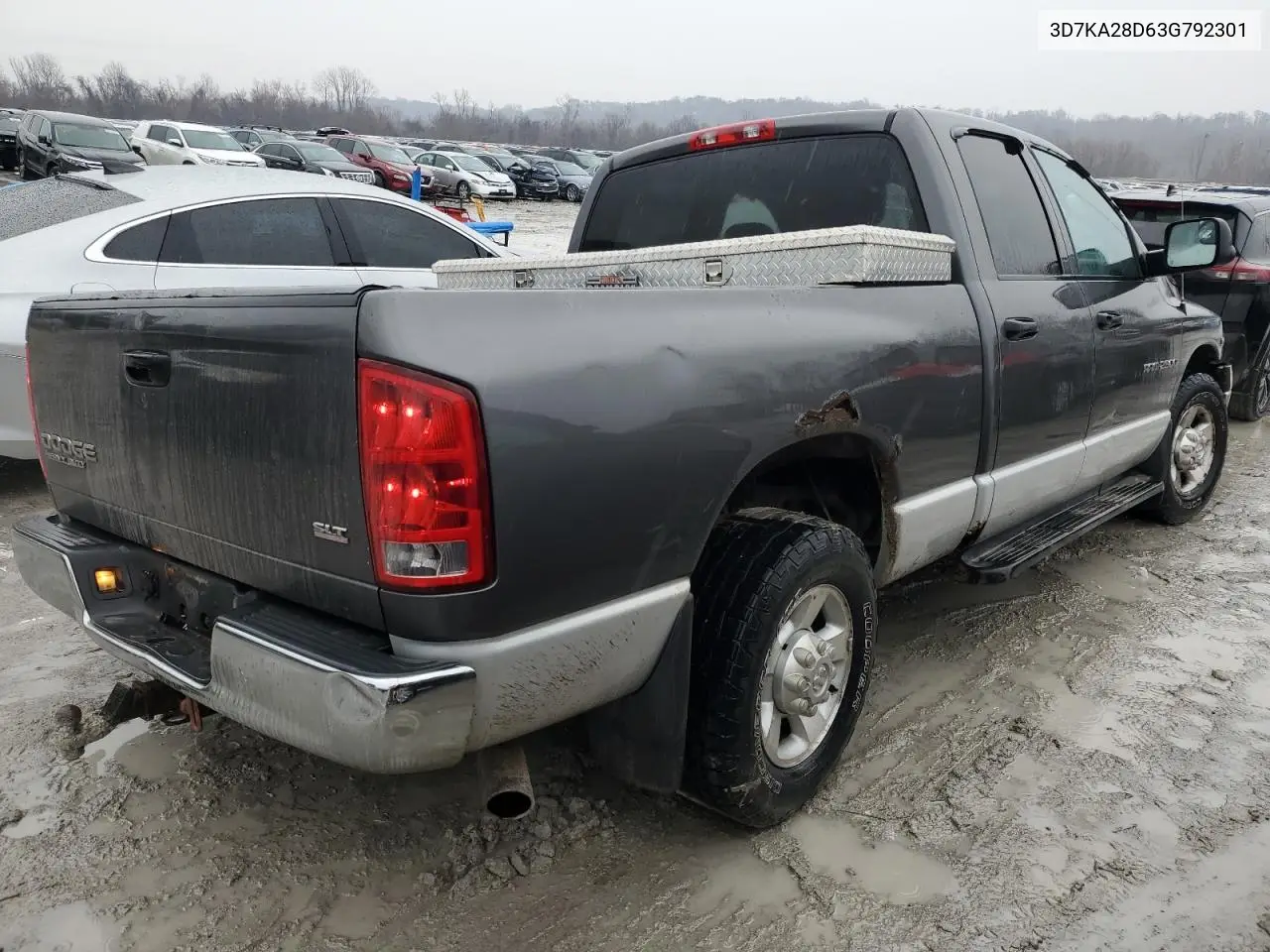 2003 Dodge Ram 2500 St VIN: 3D7KA28D63G792301 Lot: 42328405
