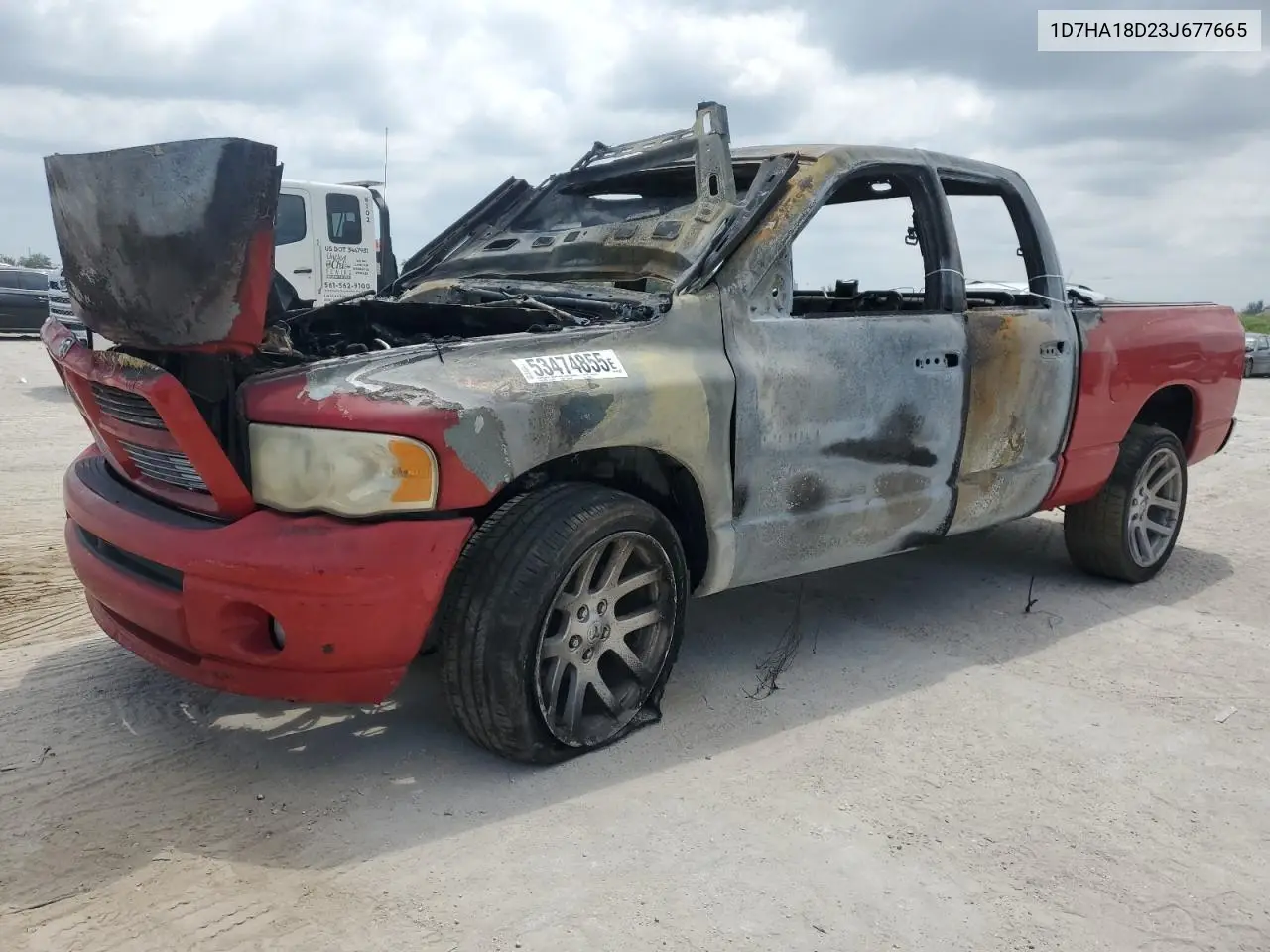 2003 Dodge Ram 1500 St VIN: 1D7HA18D23J677665 Lot: 53474855