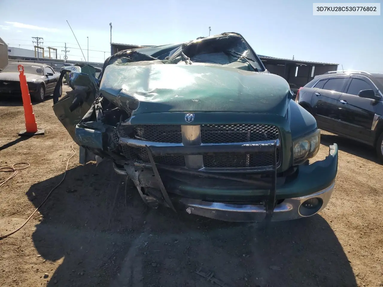 2003 Dodge Ram 2500 St VIN: 3D7KU28C53G776802 Lot: 55662195