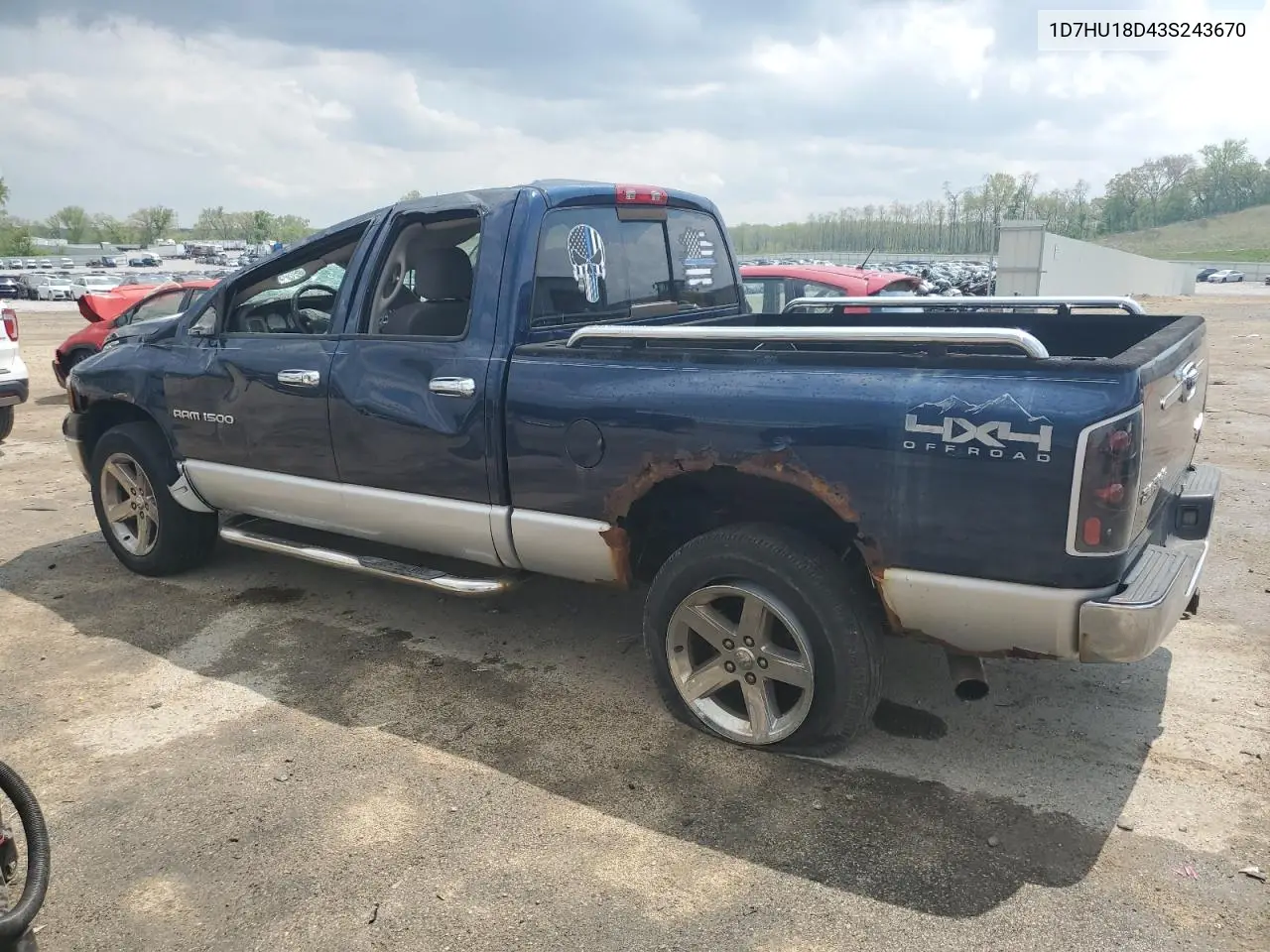 2003 Dodge Ram 1500 St VIN: 1D7HU18D43S243670 Lot: 56870715