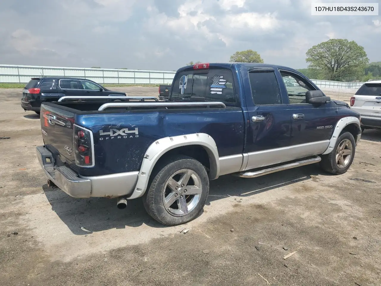 2003 Dodge Ram 1500 St VIN: 1D7HU18D43S243670 Lot: 56870715
