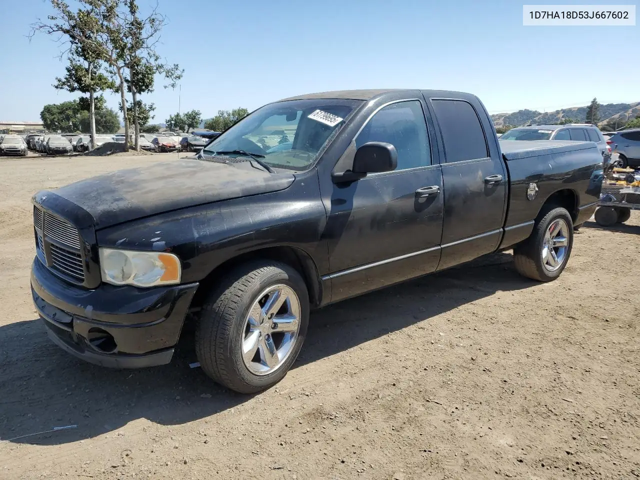 2003 Dodge Ram 1500 St VIN: 1D7HA18D53J667602 Lot: 61799695