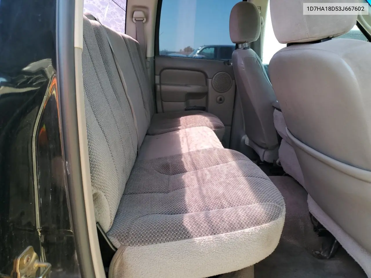 2003 Dodge Ram 1500 St VIN: 1D7HA18D53J667602 Lot: 61799695