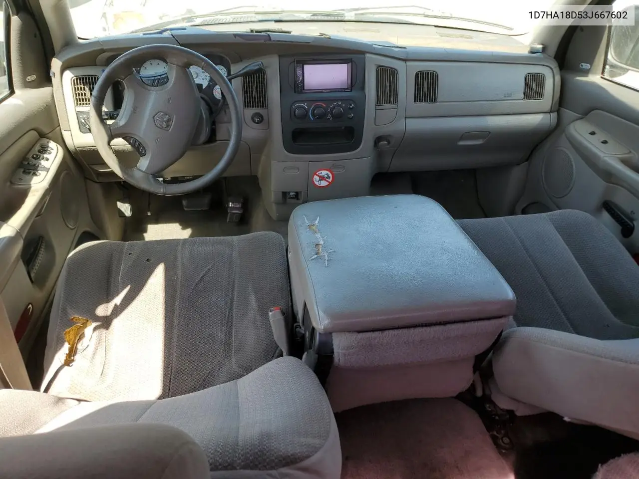 2003 Dodge Ram 1500 St VIN: 1D7HA18D53J667602 Lot: 61799695
