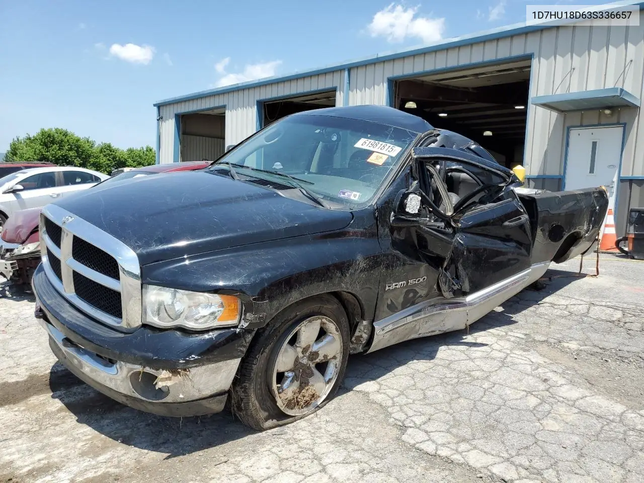 2003 Dodge Ram 1500 St VIN: 1D7HU18D63S336657 Lot: 61981815
