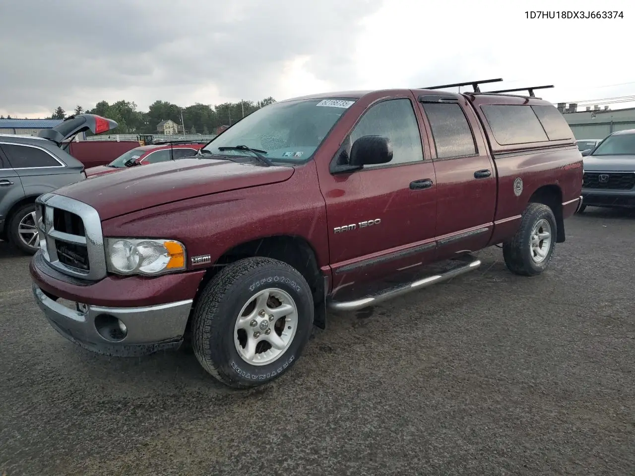 2003 Dodge Ram 1500 St VIN: 1D7HU18DX3J663374 Lot: 62166735