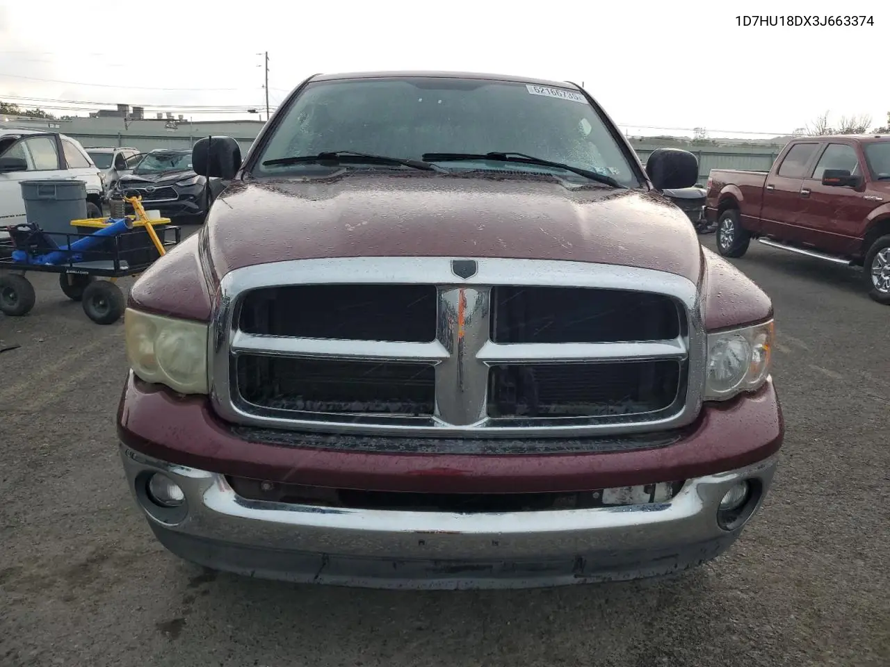 2003 Dodge Ram 1500 St VIN: 1D7HU18DX3J663374 Lot: 62166735