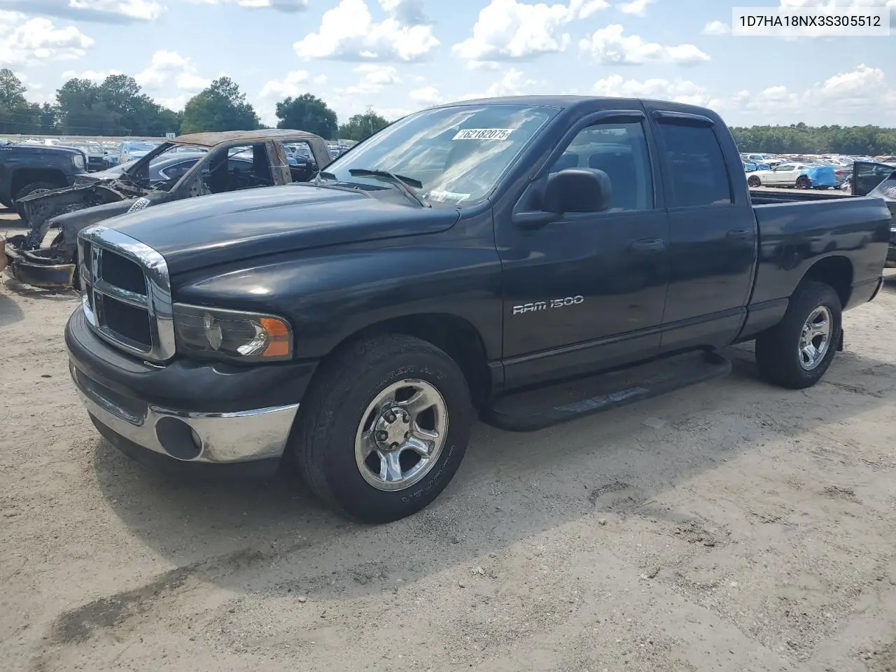 2003 Dodge Ram 1500 St VIN: 1D7HA18NX3S305512 Lot: 62182075