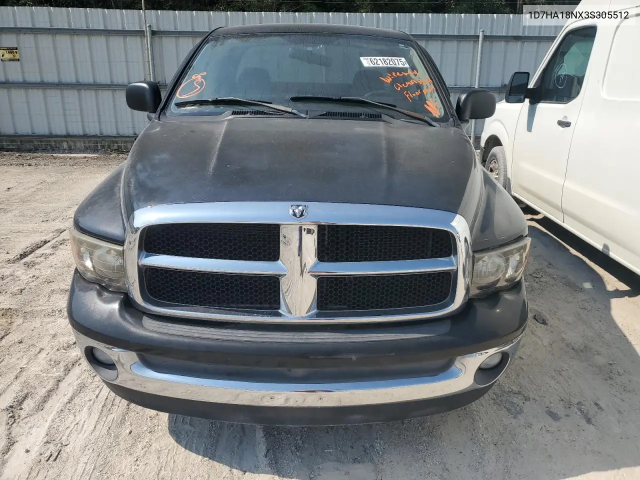 2003 Dodge Ram 1500 St VIN: 1D7HA18NX3S305512 Lot: 62182075