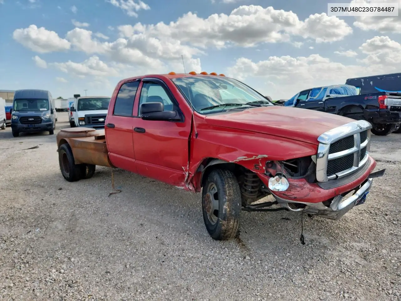 2003 Dodge Ram 3500 St VIN: 3D7MU48C23G784487 Lot: 62850805