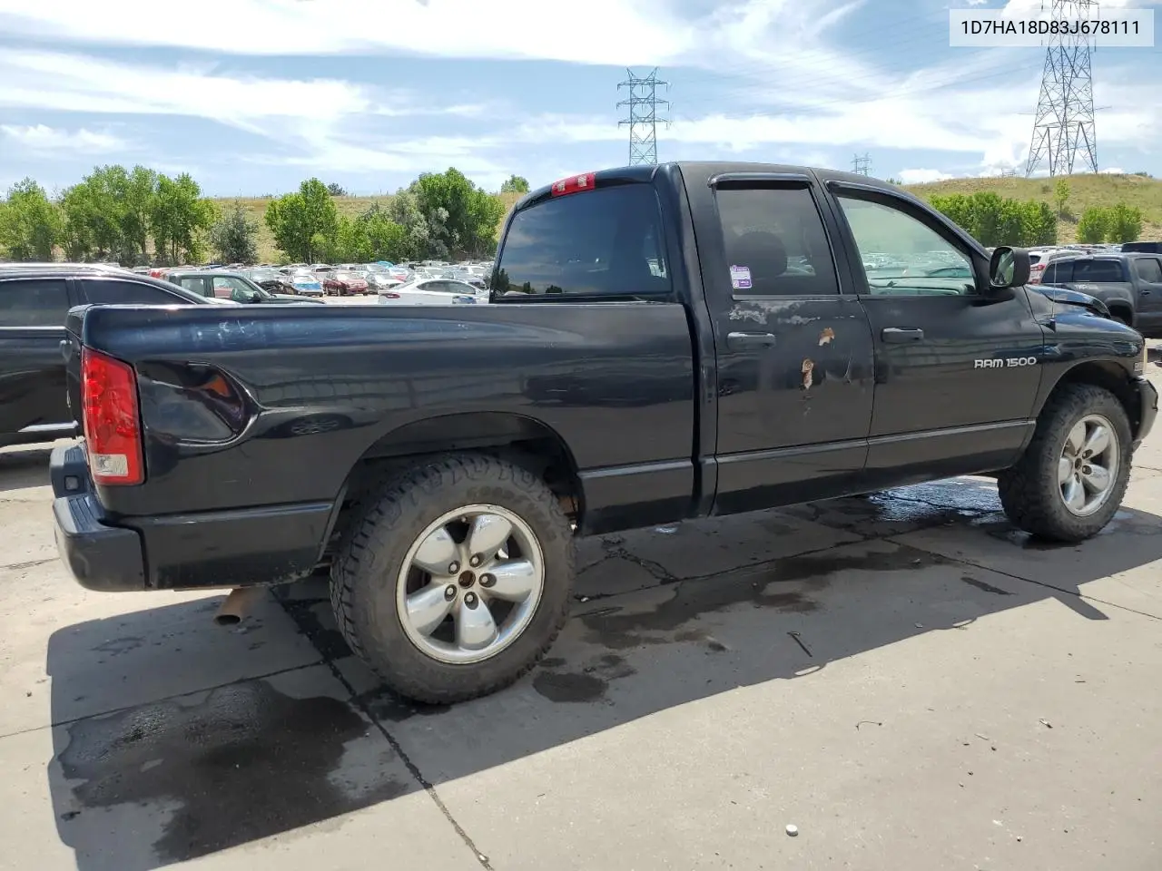 2003 Dodge Ram 1500 St VIN: 1D7HA18D83J678111 Lot: 62988485