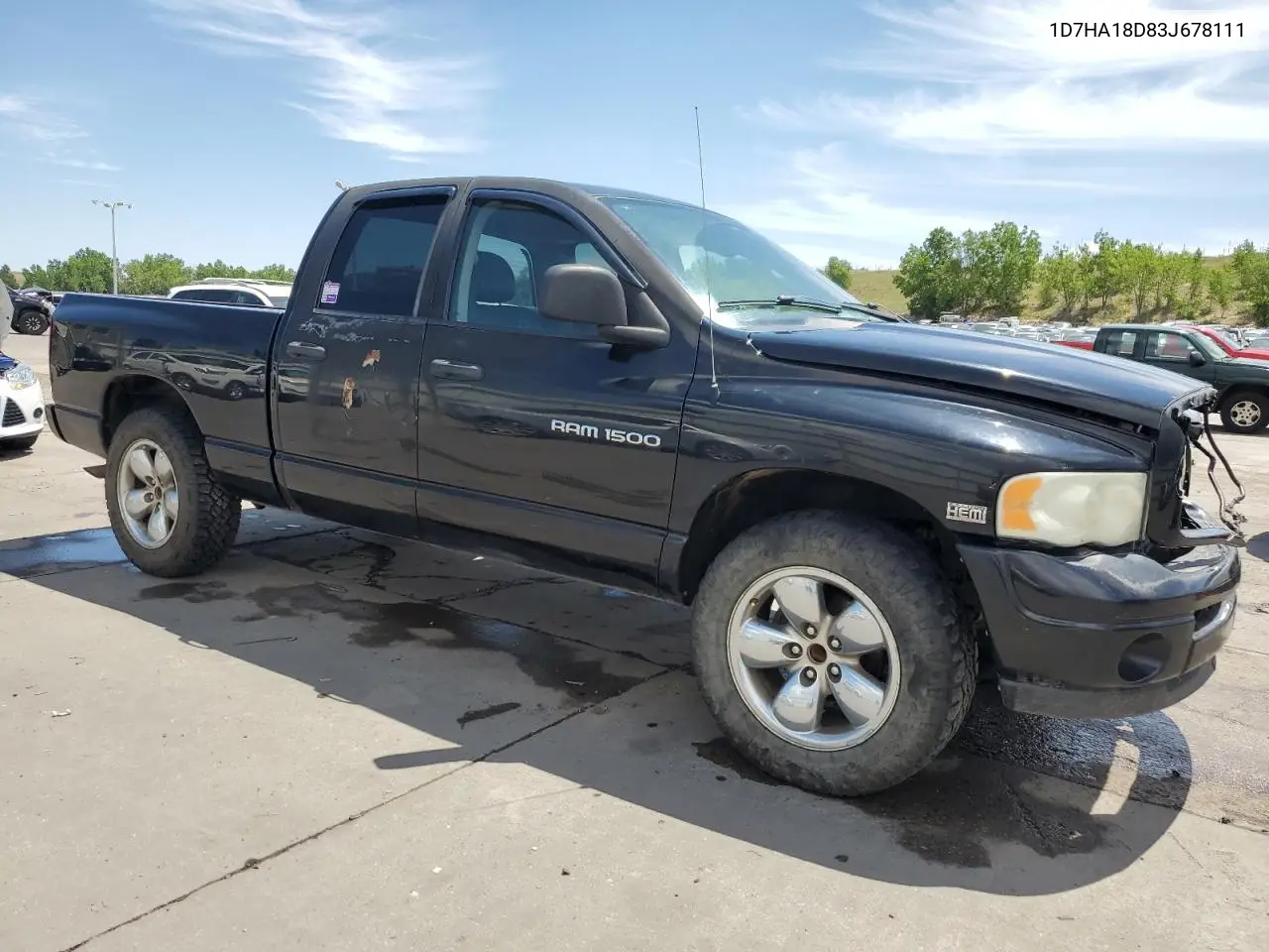 2003 Dodge Ram 1500 St VIN: 1D7HA18D83J678111 Lot: 62988485