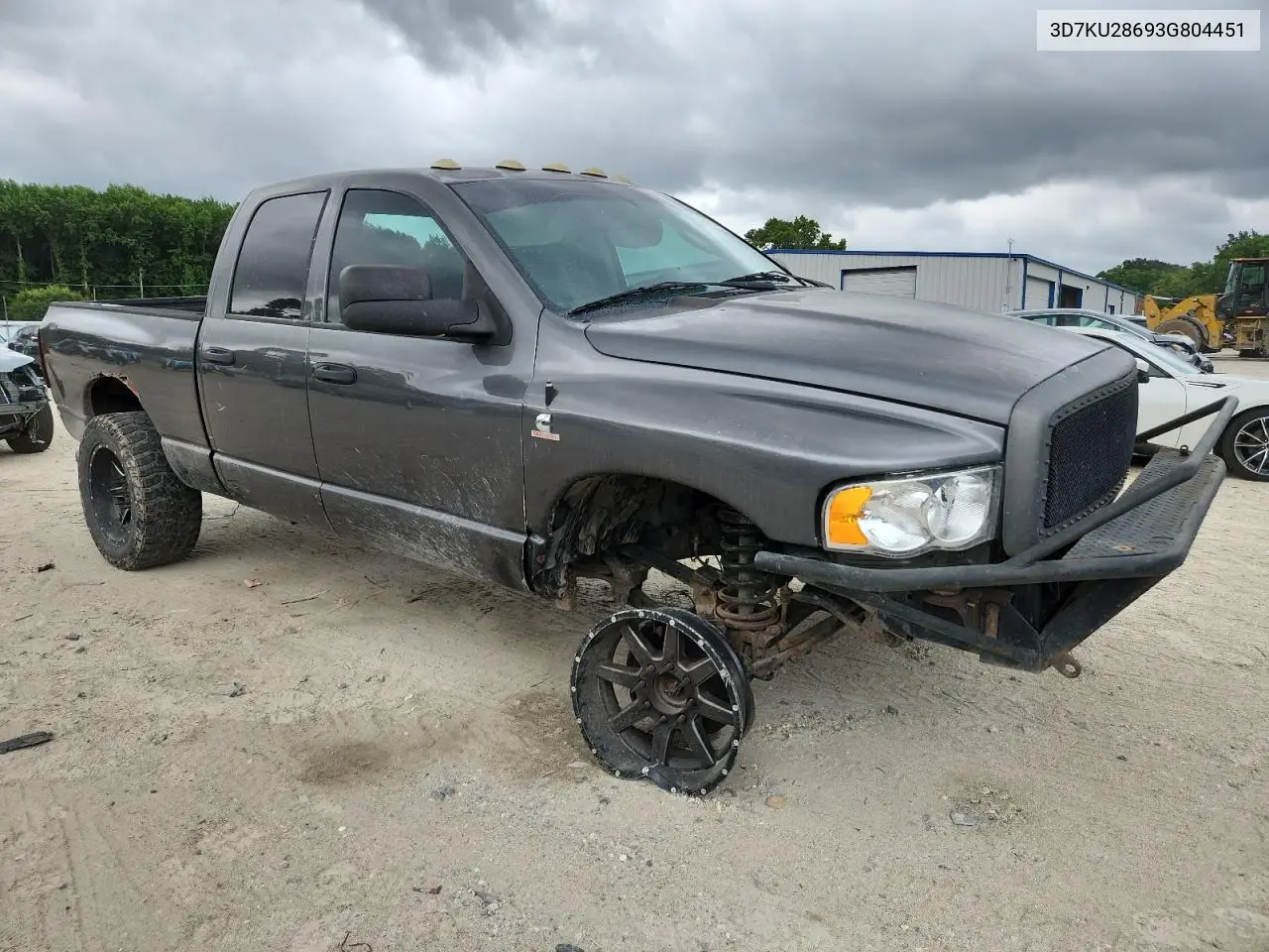 2003 Dodge Ram 2500 St VIN: 3D7KU28693G804451 Lot: 63024465