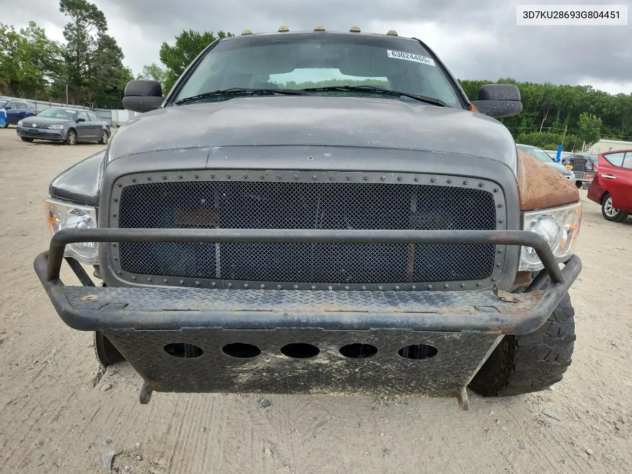 2003 Dodge Ram 2500 St VIN: 3D7KU28693G804451 Lot: 63024465