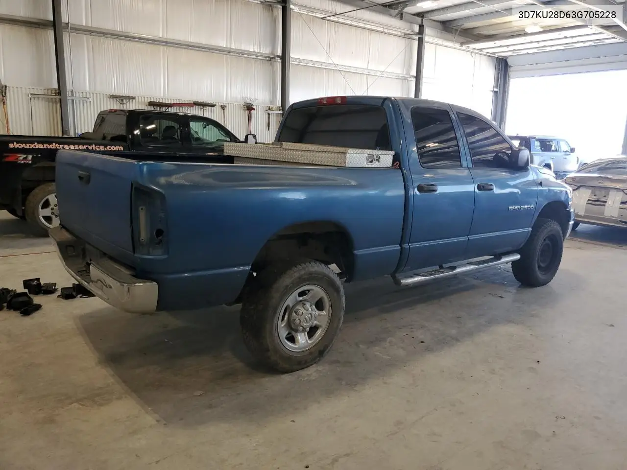 2003 Dodge Ram 2500 St VIN: 3D7KU28D63G705228 Lot: 63119195