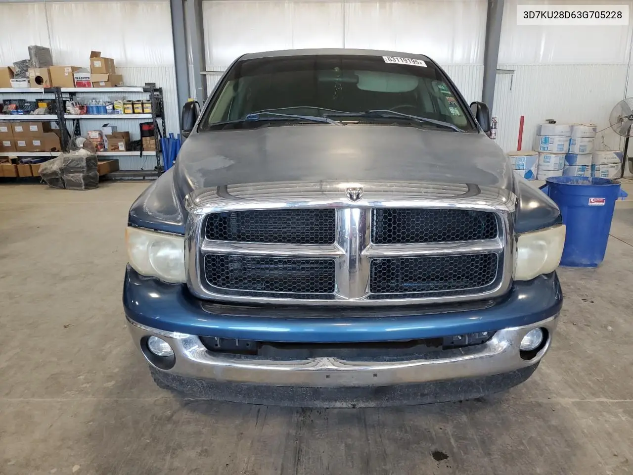 2003 Dodge Ram 2500 St VIN: 3D7KU28D63G705228 Lot: 63119195
