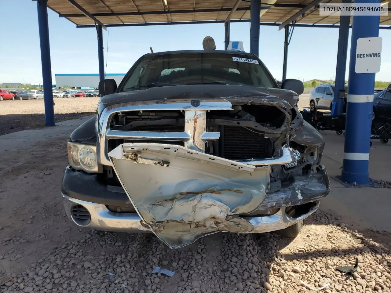 2004 Dodge Ram 1500 St VIN: 1D7HA18D94S694605 Lot: 57114285