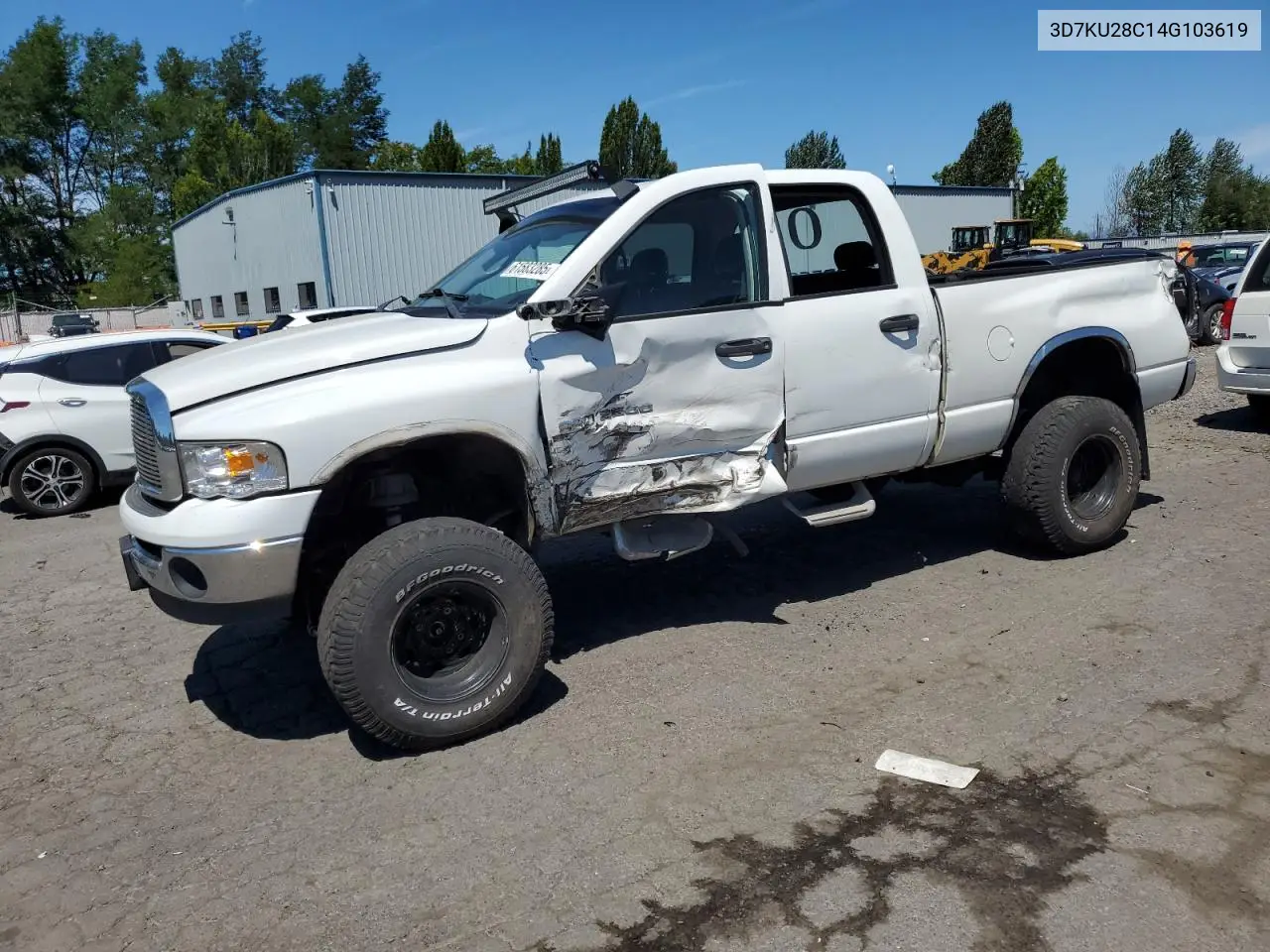 2004 Dodge Ram 2500 St VIN: 3D7KU28C14G103619 Lot: 61583285