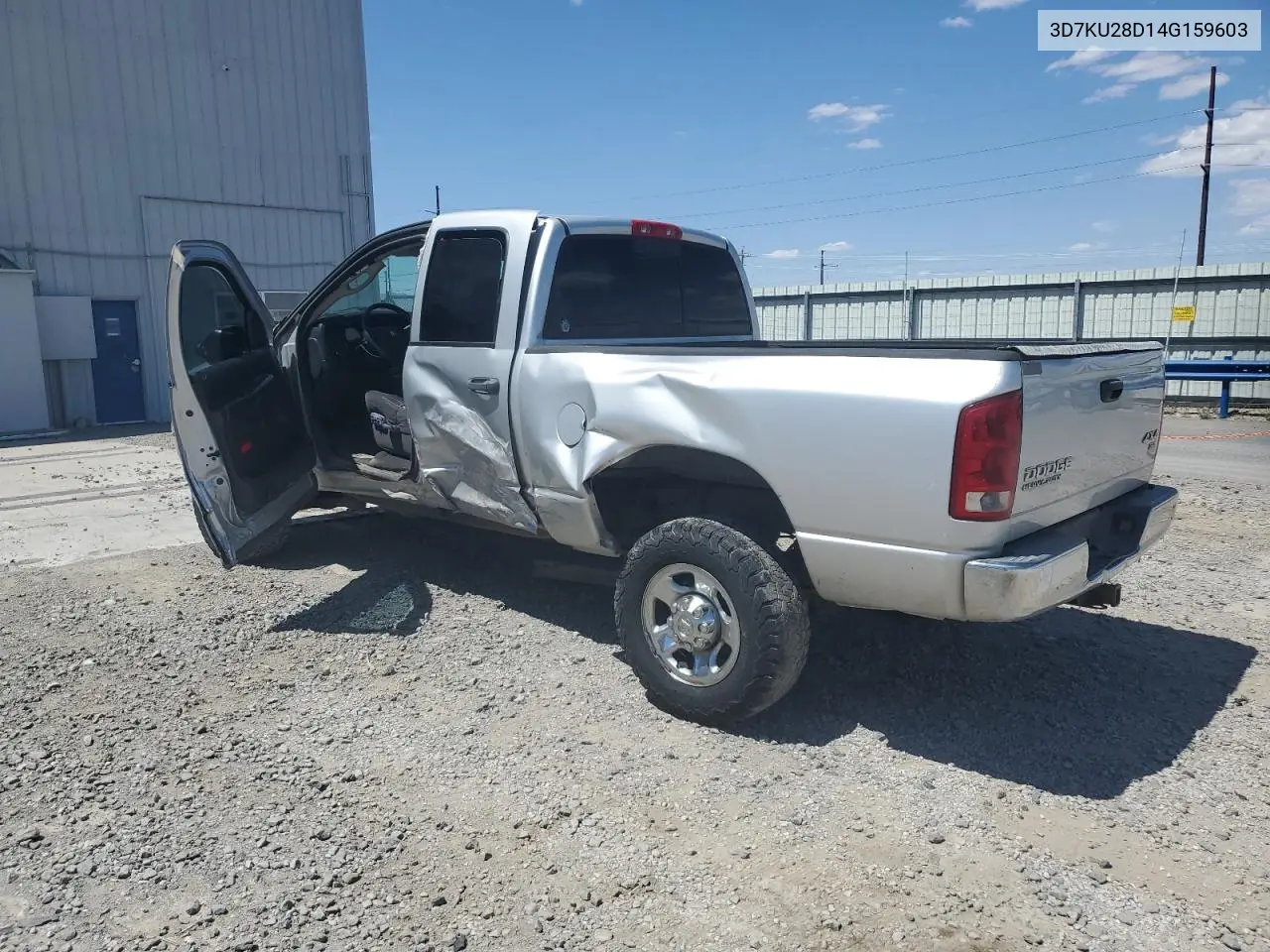 2004 Dodge Ram 2500 St VIN: 3D7KU28D14G159603 Lot: 62365245