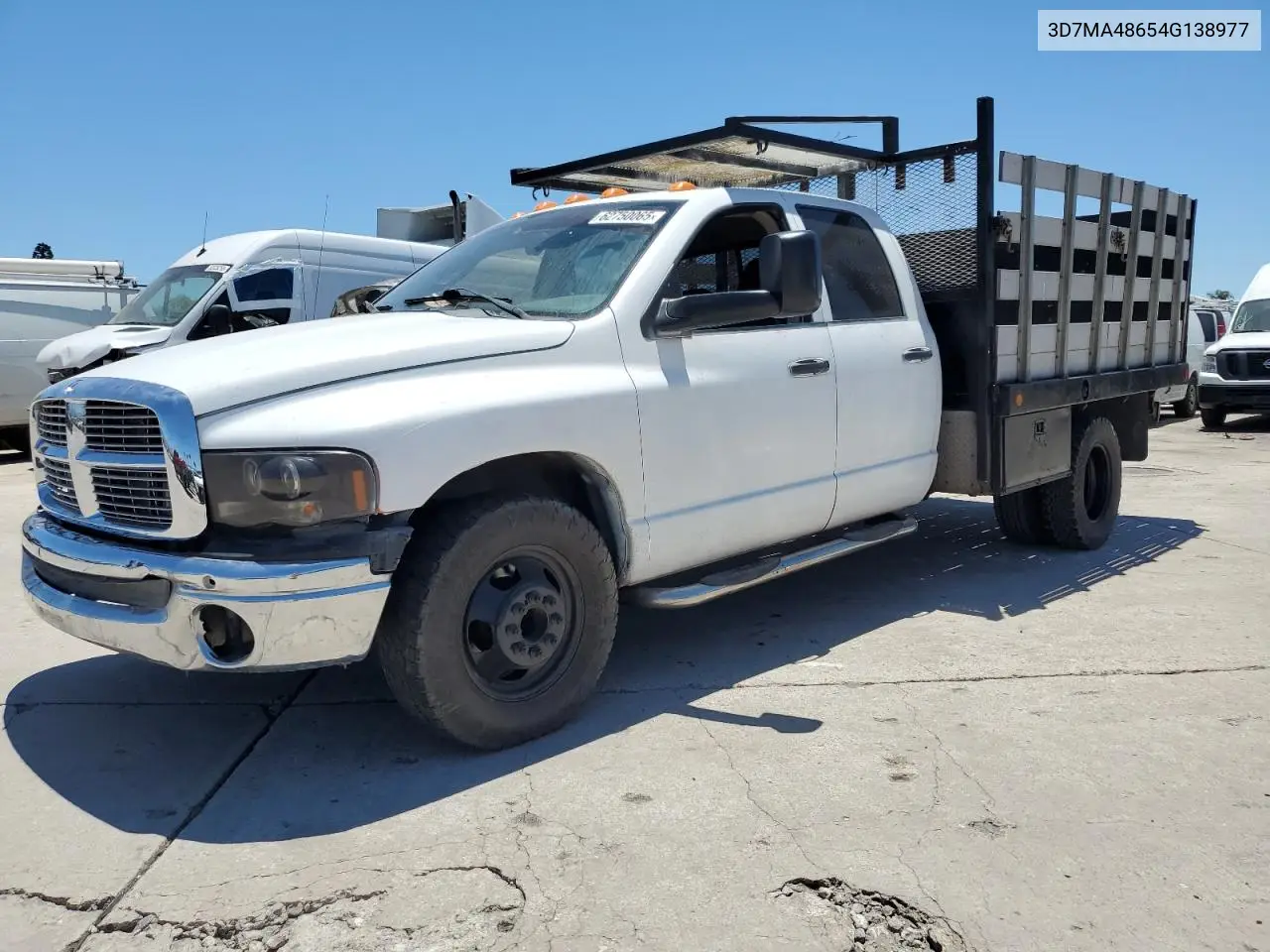 2004 Dodge Ram 3500 St VIN: 3D7MA48654G138977 Lot: 62750065