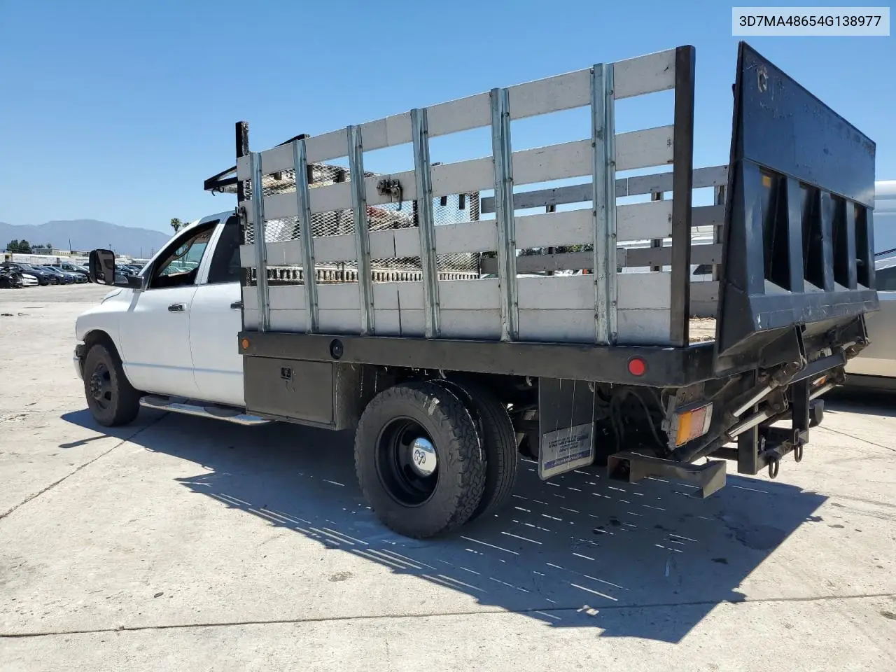 2004 Dodge Ram 3500 St VIN: 3D7MA48654G138977 Lot: 62750065