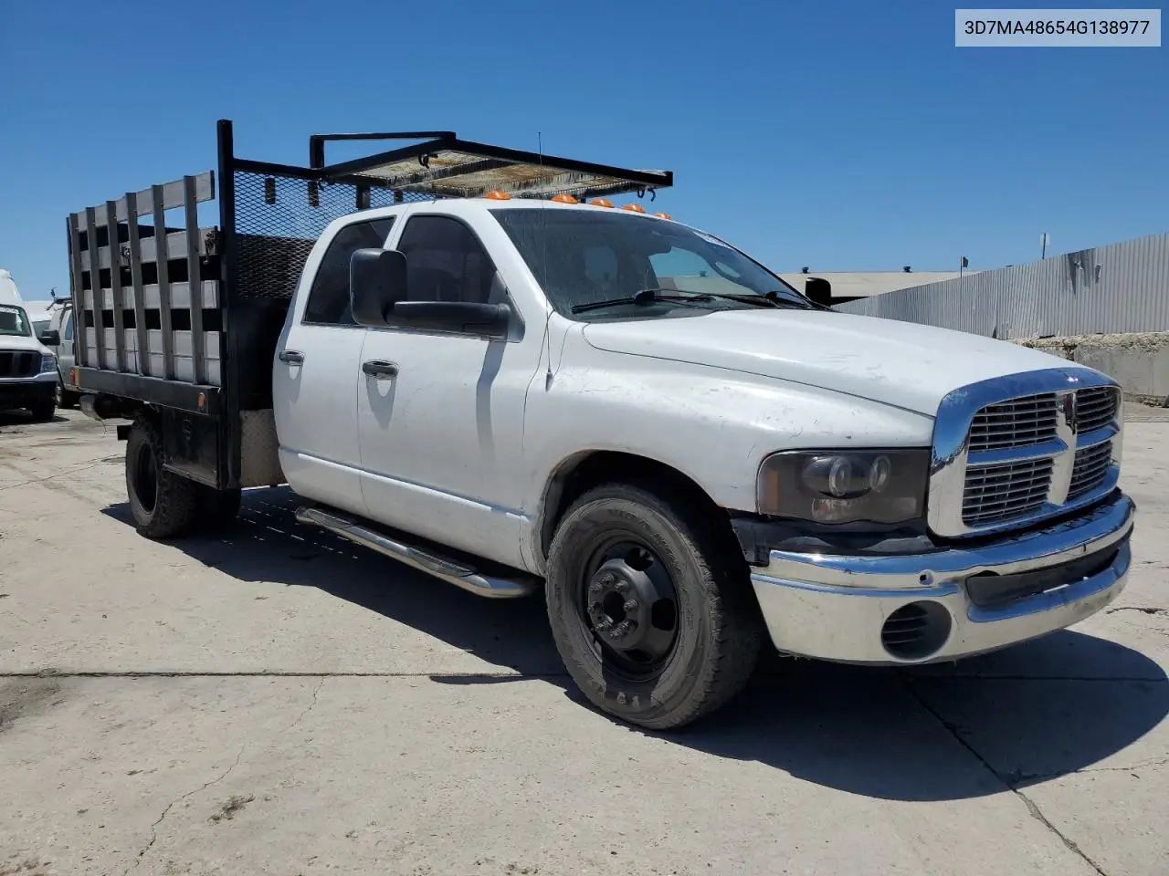 2004 Dodge Ram 3500 St VIN: 3D7MA48654G138977 Lot: 62750065