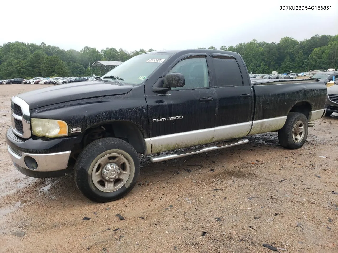 2004 Dodge Ram 2500 St VIN: 3D7KU28D54G156851 Lot: 62753424