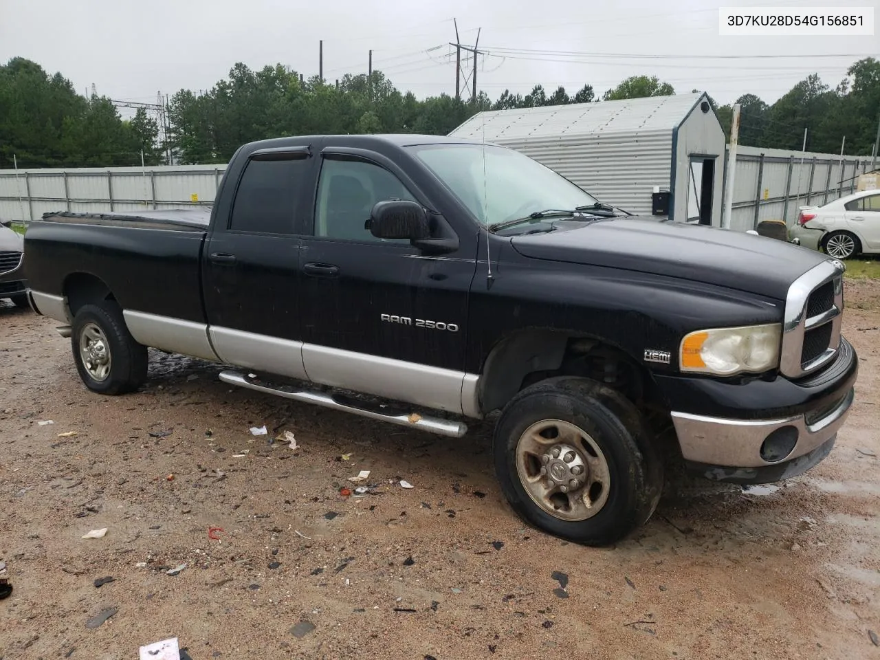 2004 Dodge Ram 2500 St VIN: 3D7KU28D54G156851 Lot: 62753424