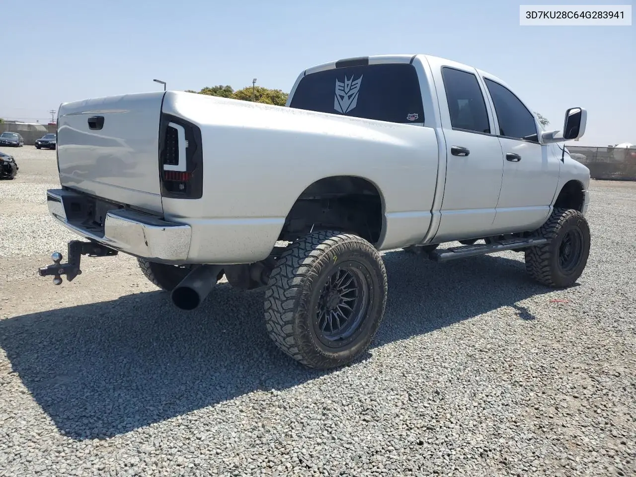 2004 Dodge Ram 2500 St VIN: 3D7KU28C64G283941 Lot: 62823175