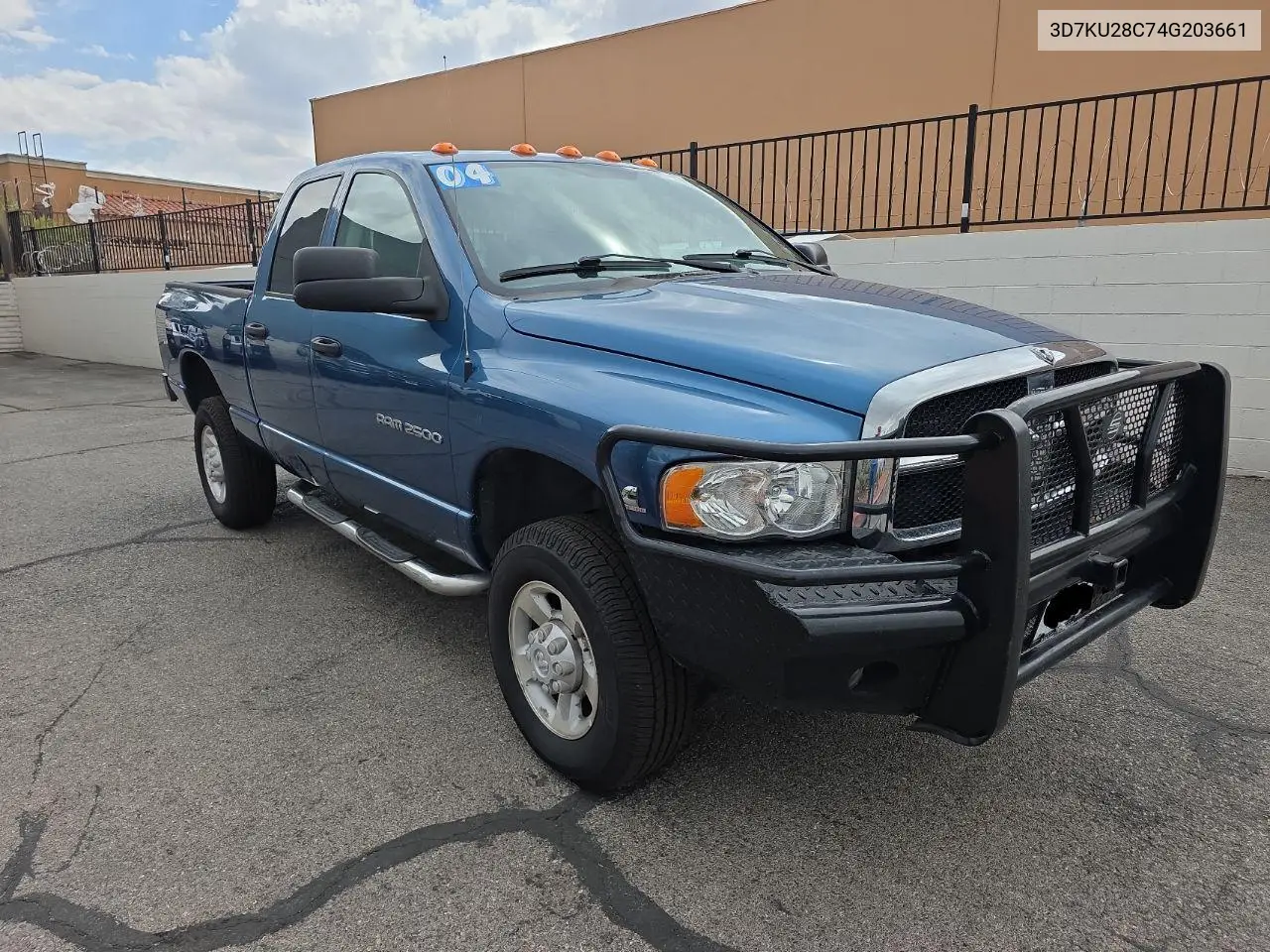 2004 Dodge Ram 2500 St VIN: 3D7KU28C74G203661 Lot: 63525875
