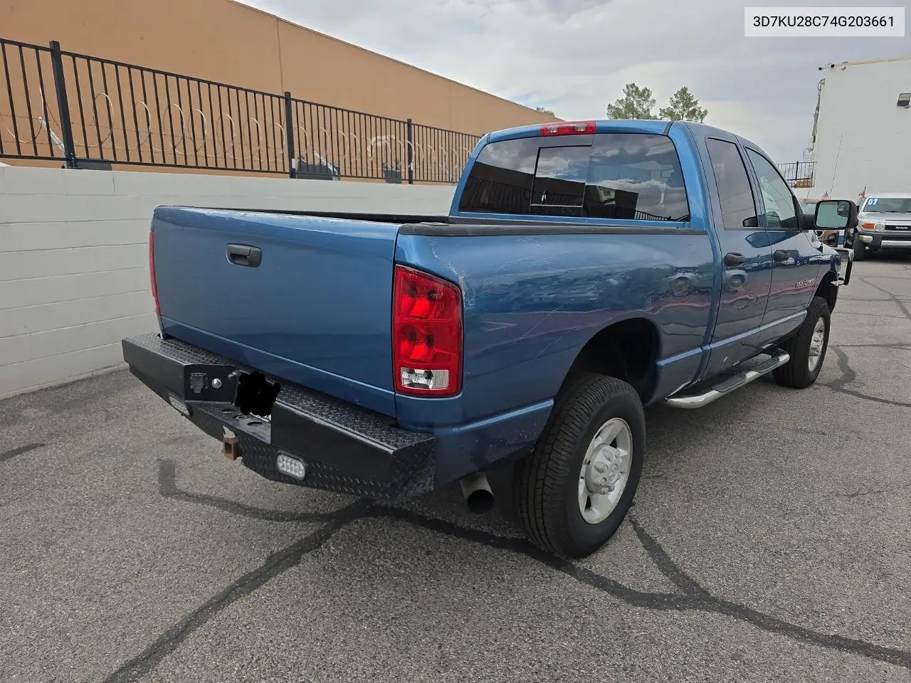 2004 Dodge Ram 2500 St VIN: 3D7KU28C74G203661 Lot: 63525875